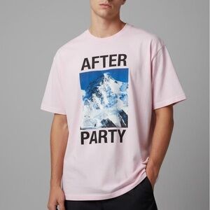 CLSC After Party Graphic Tee Men’s XL Pink Streetwear Mountain Print Y2K Skate